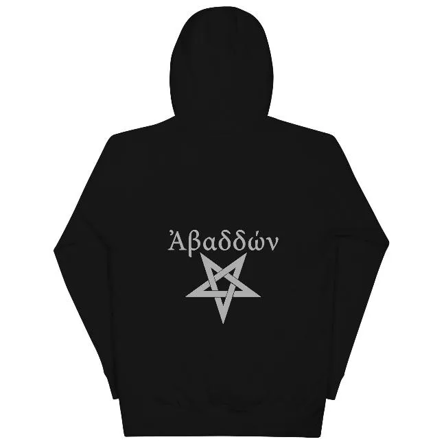 Abaddon - Angel of the Abyss Double-Sided Print Unisex Hoodie
