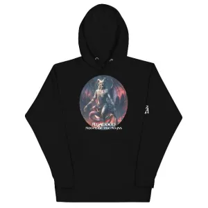 Abaddon - Angel of the Abyss Double-Sided Print Unisex Hoodie