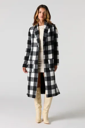 Blouson ouvert long avec col