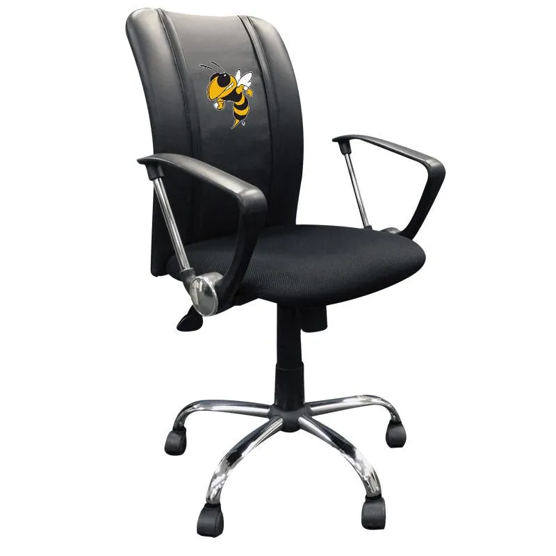 Curve Task Chair with Georgia Tech Yellow Jackets Buzz Logo