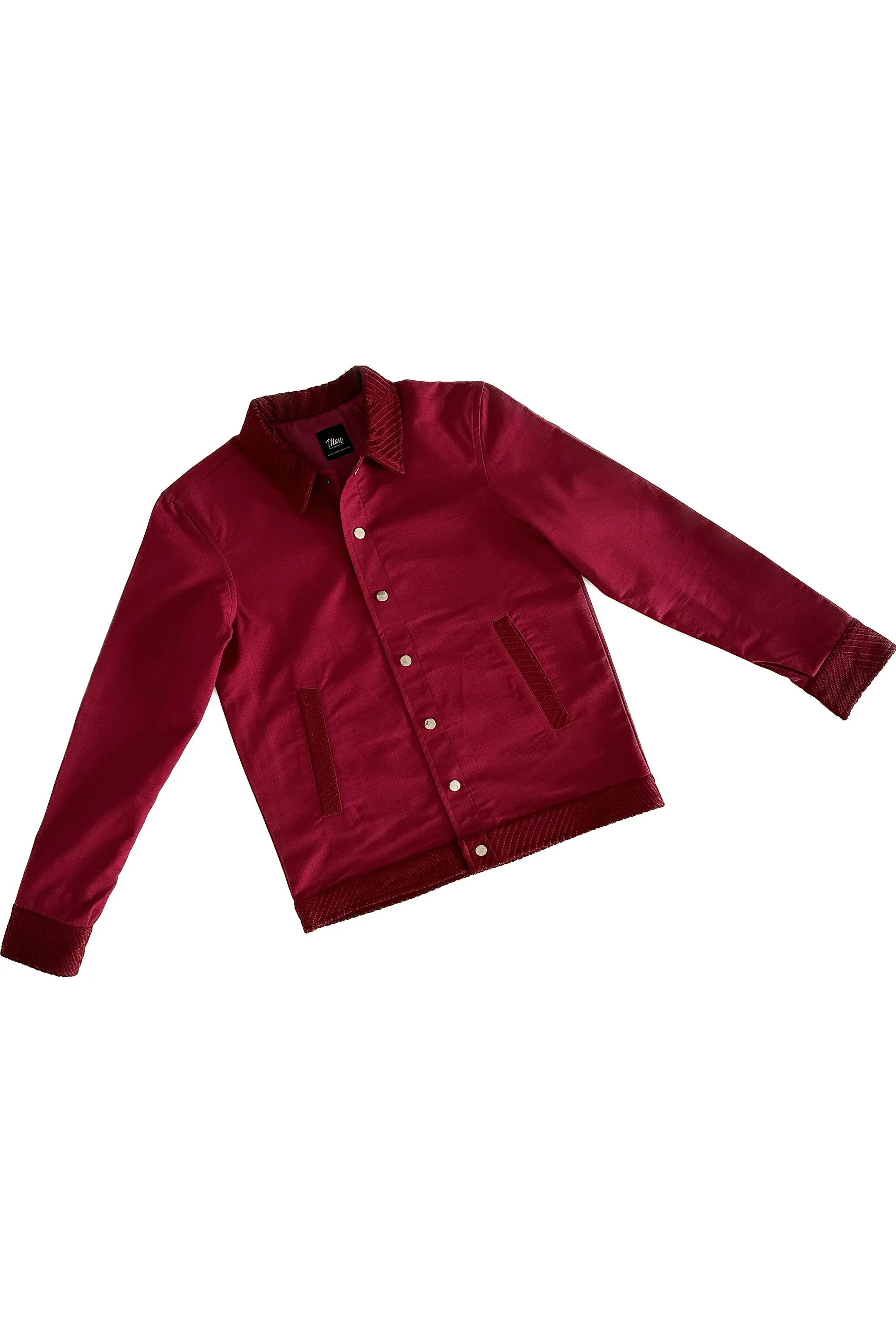 Dark Fuchsia Textured Jacket
