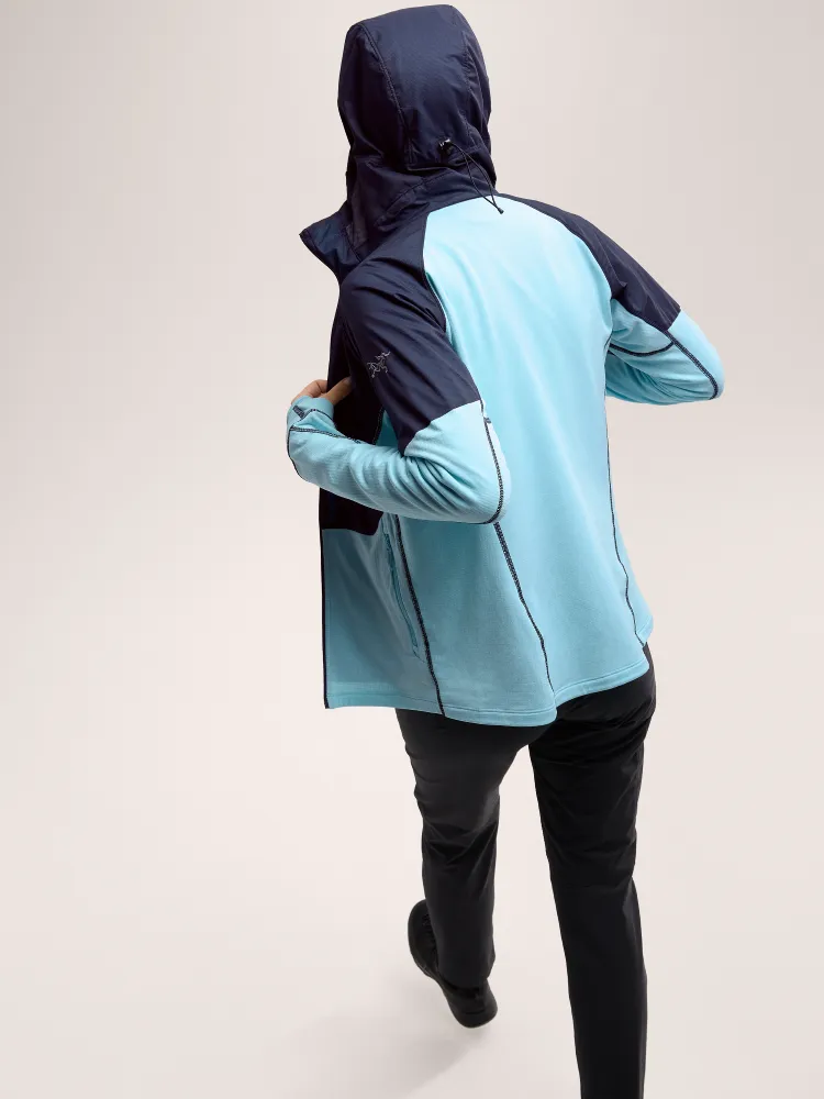 Delta Hybrid Hoody Women's