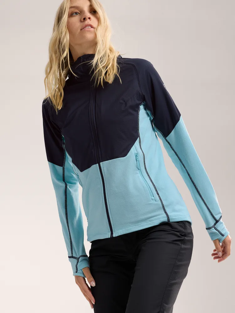 Delta Hybrid Hoody Women's