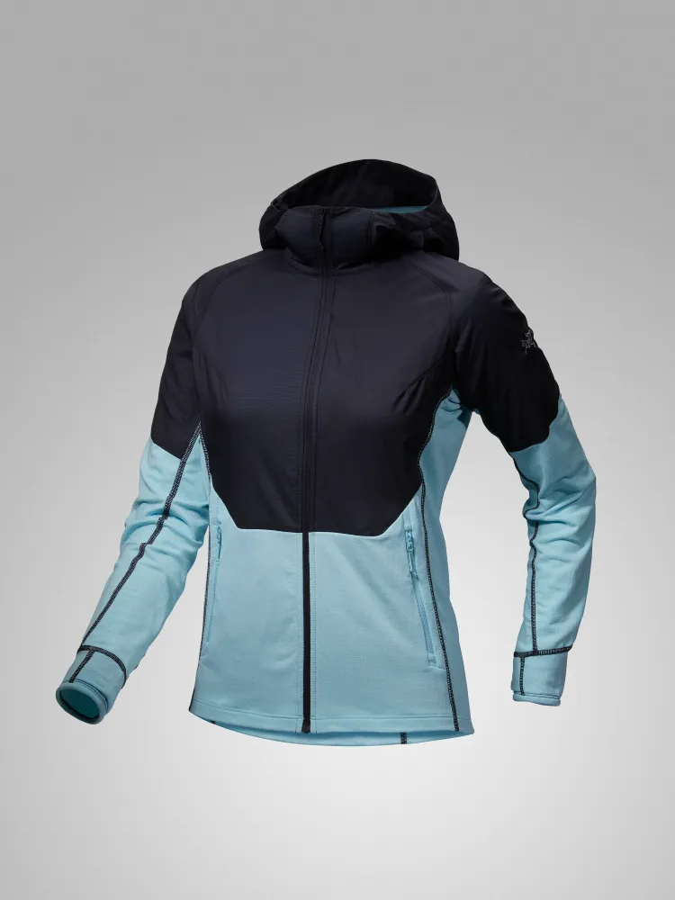 Delta Hybrid Hoody Women's