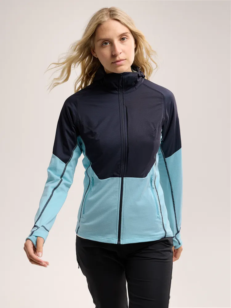 Delta Hybrid Hoody Women's