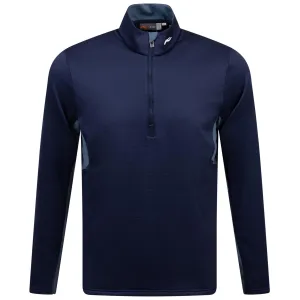 Hydraulic Half Zip Mid Layer Atlanta Blue/Steel Blue - SS24