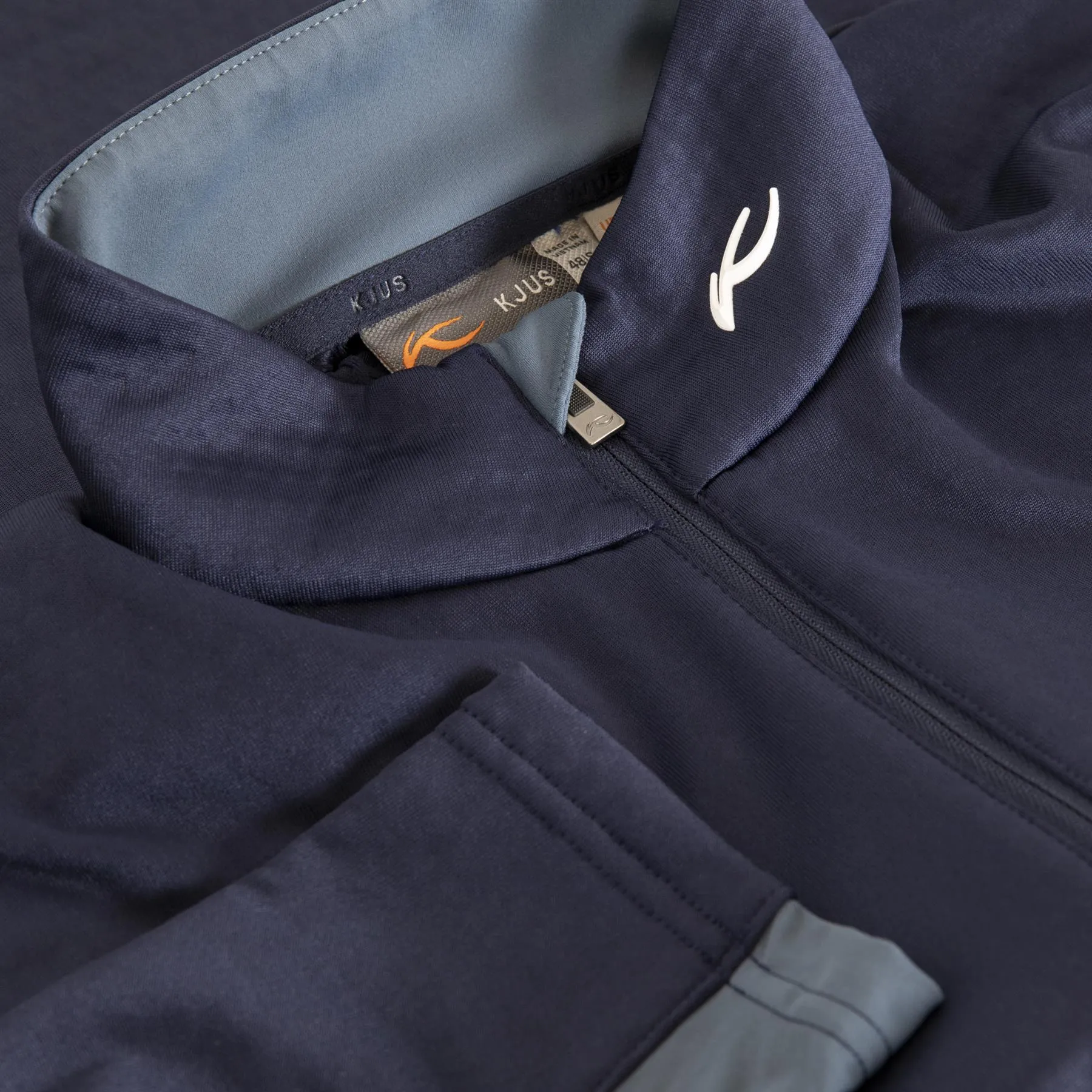 Hydraulic Half Zip Mid Layer Atlanta Blue/Steel Blue - SS24