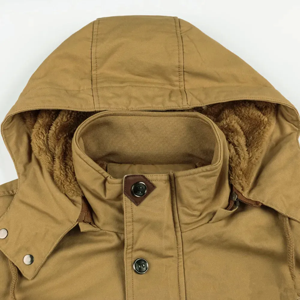 Insulated Style Hooded Jacket