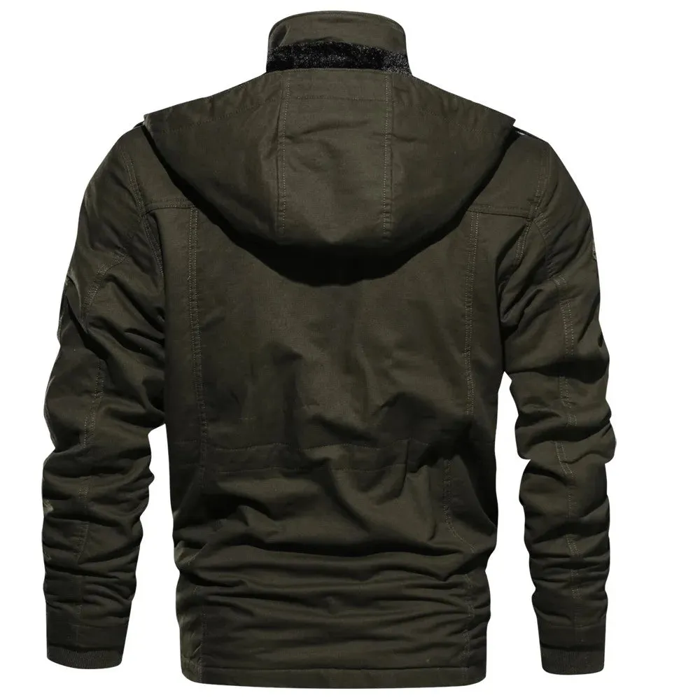 Insulated Style Hooded Jacket