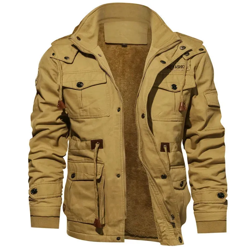 Insulated Style Hooded Jacket