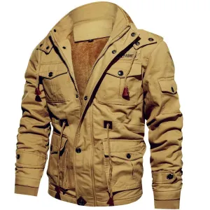 Insulated Style Hooded Jacket