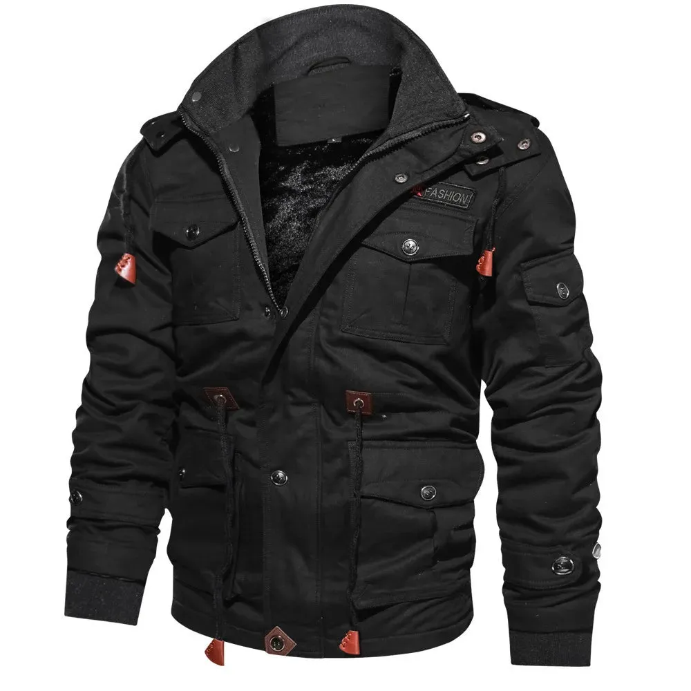 Insulated Style Hooded Jacket