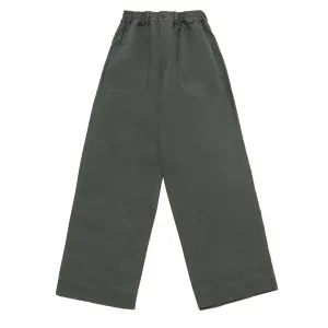 Kappy One Tuck Wide Fatigue Pants Khaki