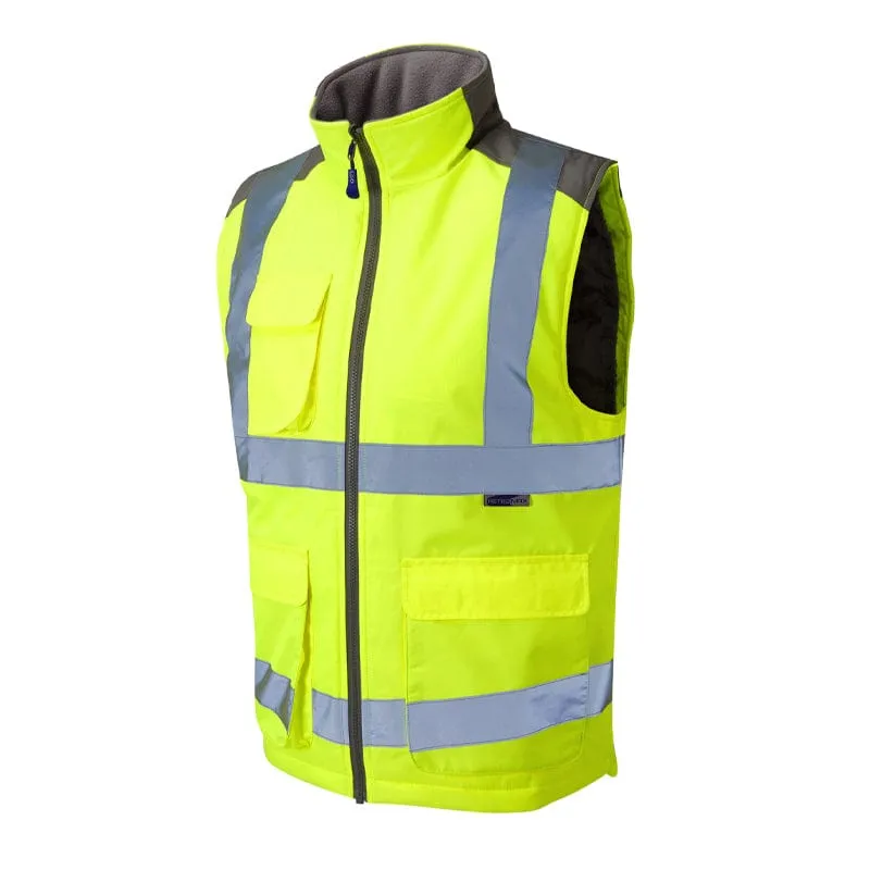 Leo Workwear Torrington Hi-Vis Bodywarmer