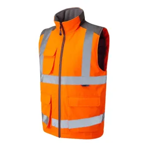 Leo Workwear Torrington Hi-Vis Bodywarmer