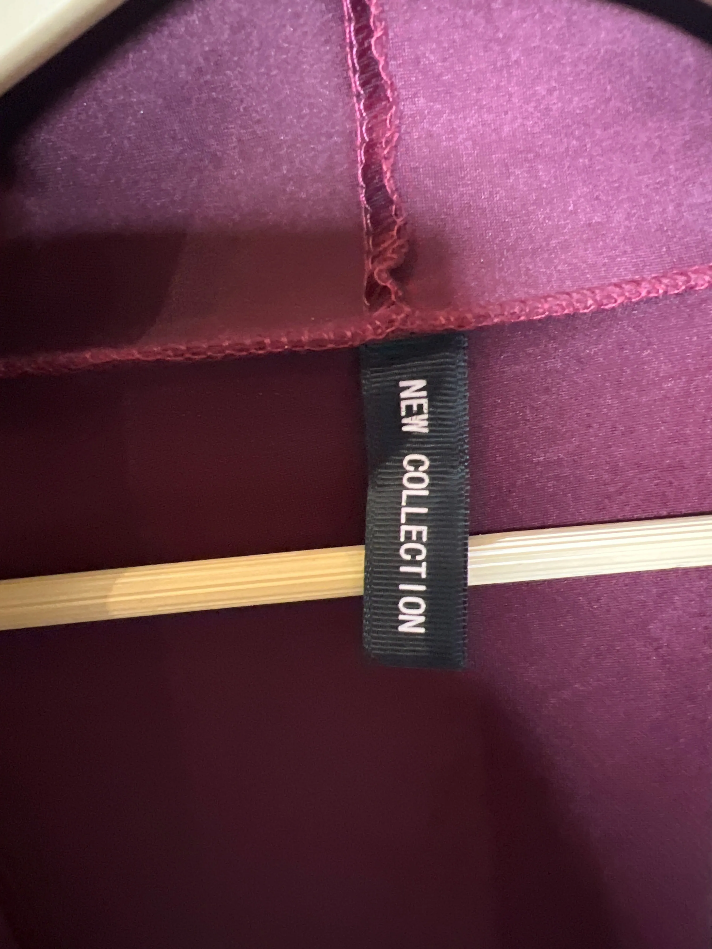 New Collection Maroon Polyester Shrug