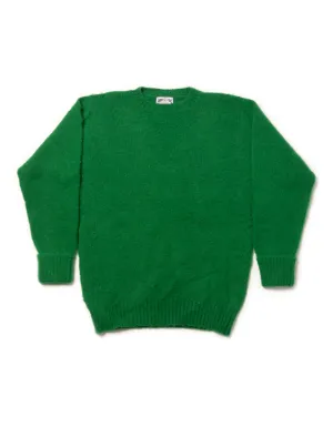 SHAGGY DOG SWEATER KELLY GREEN - CLASSIC FIT