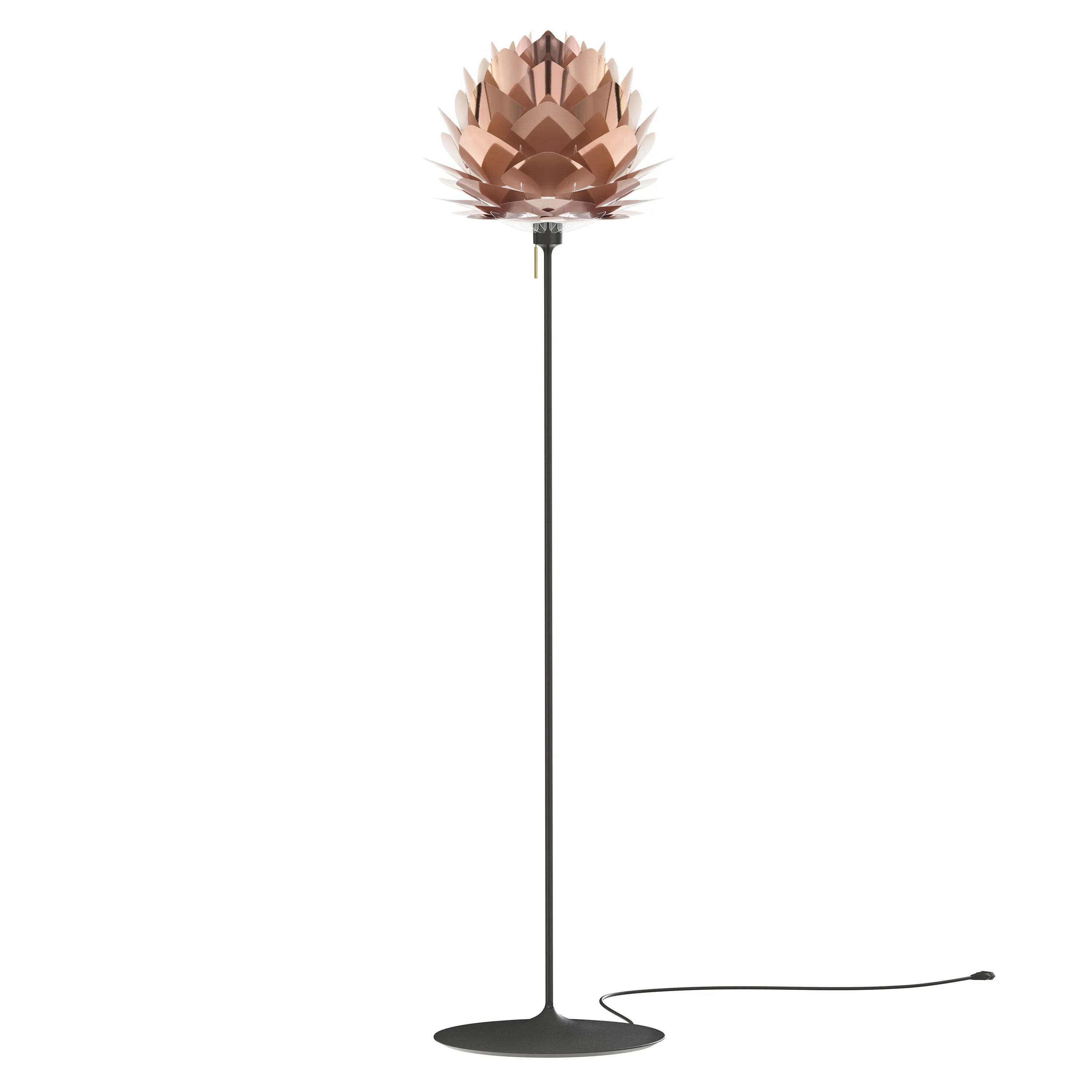 Silvia Champagne Floor Lamp