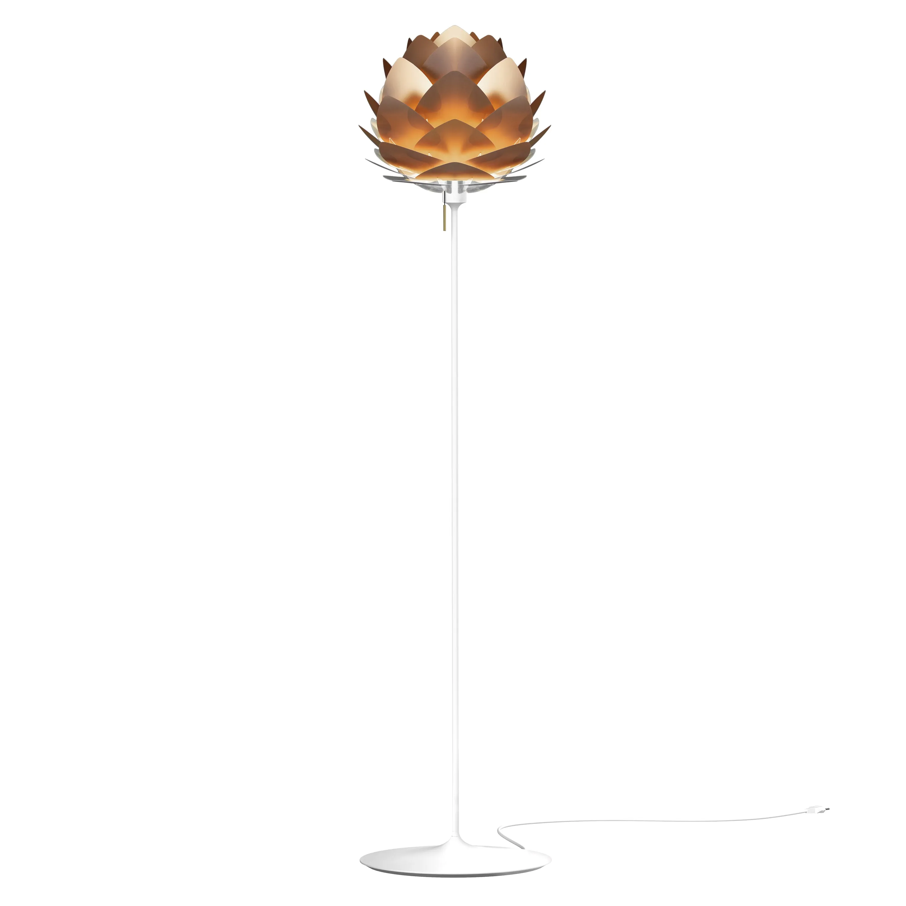 Silvia Champagne Floor Lamp