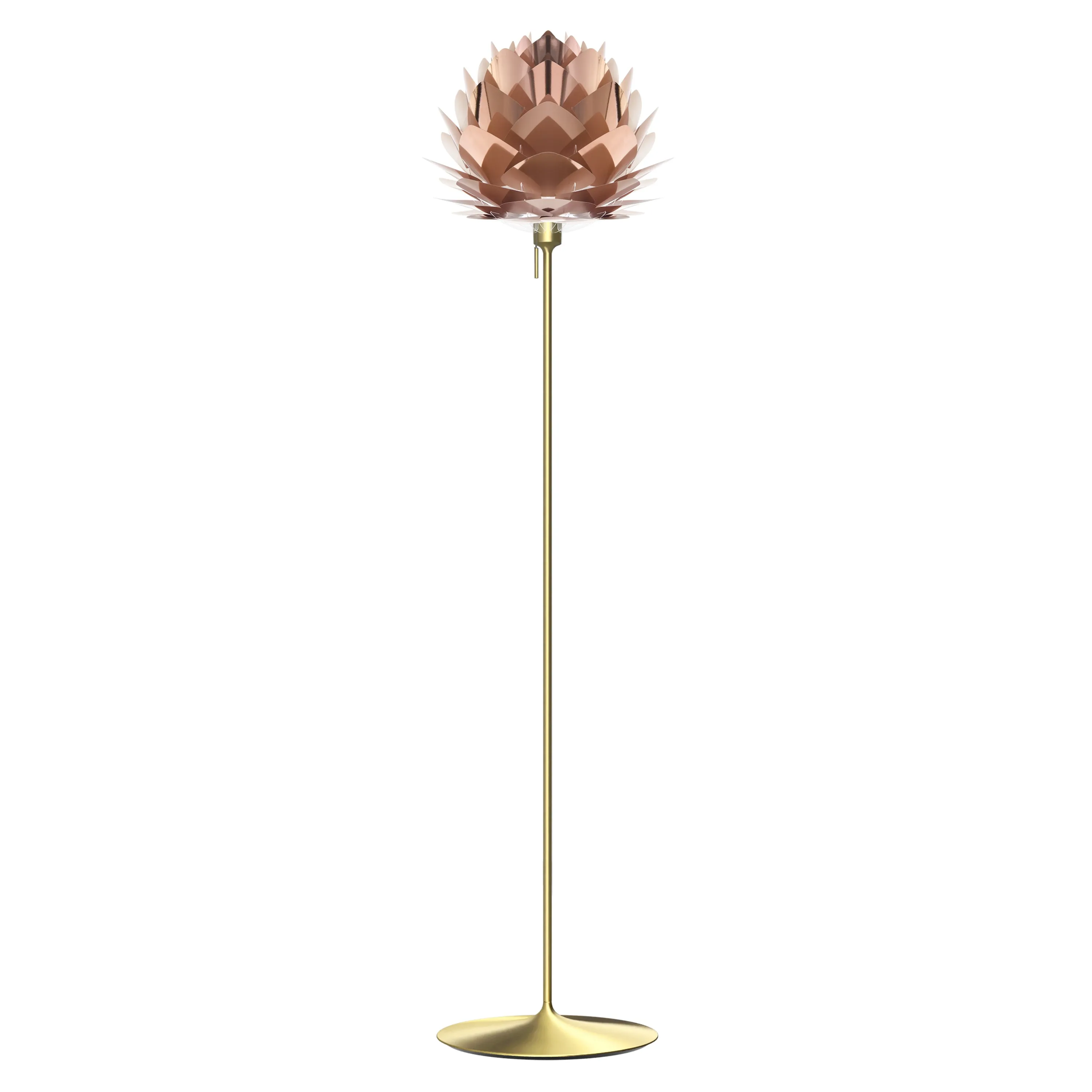 Silvia Champagne Floor Lamp