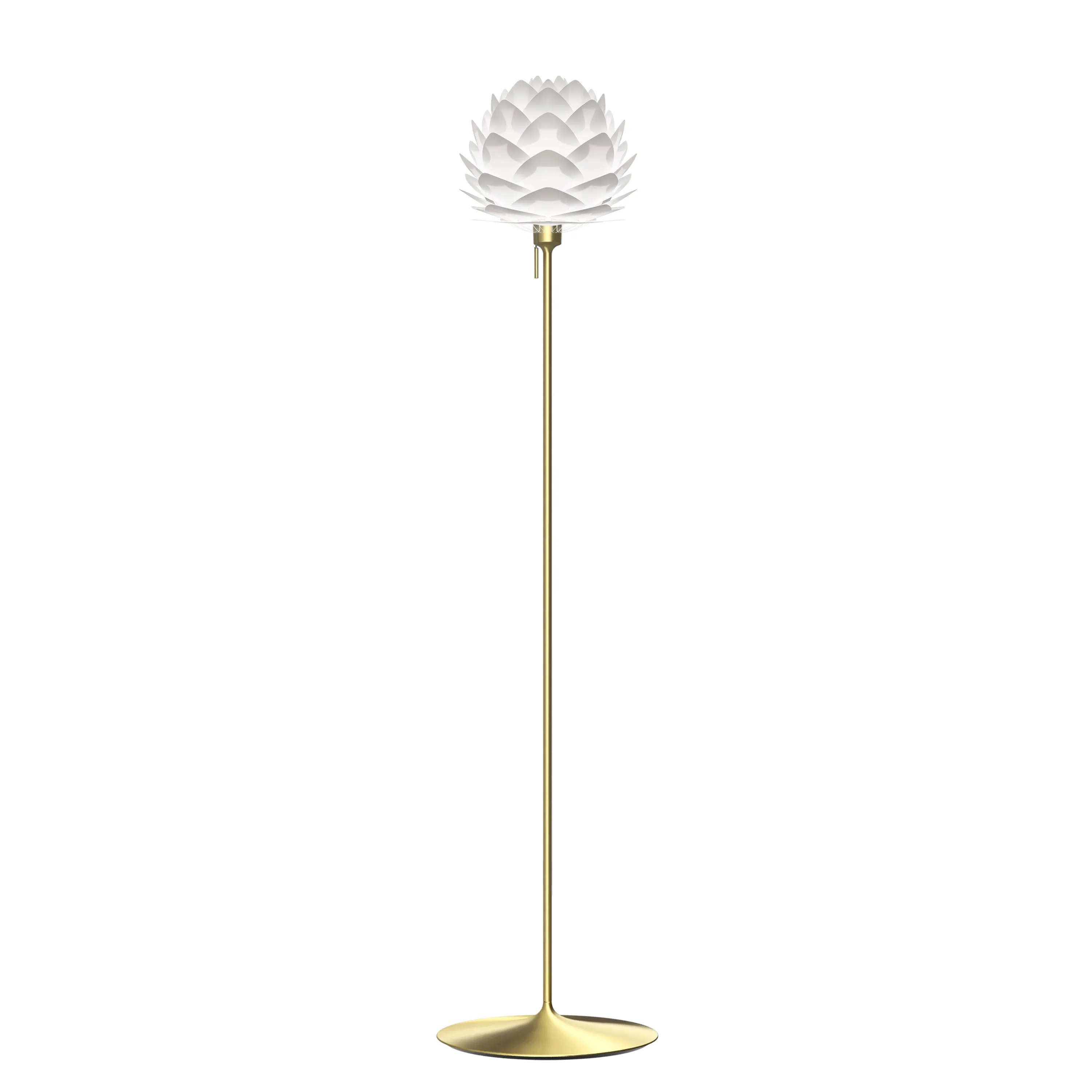Silvia Champagne Floor Lamp