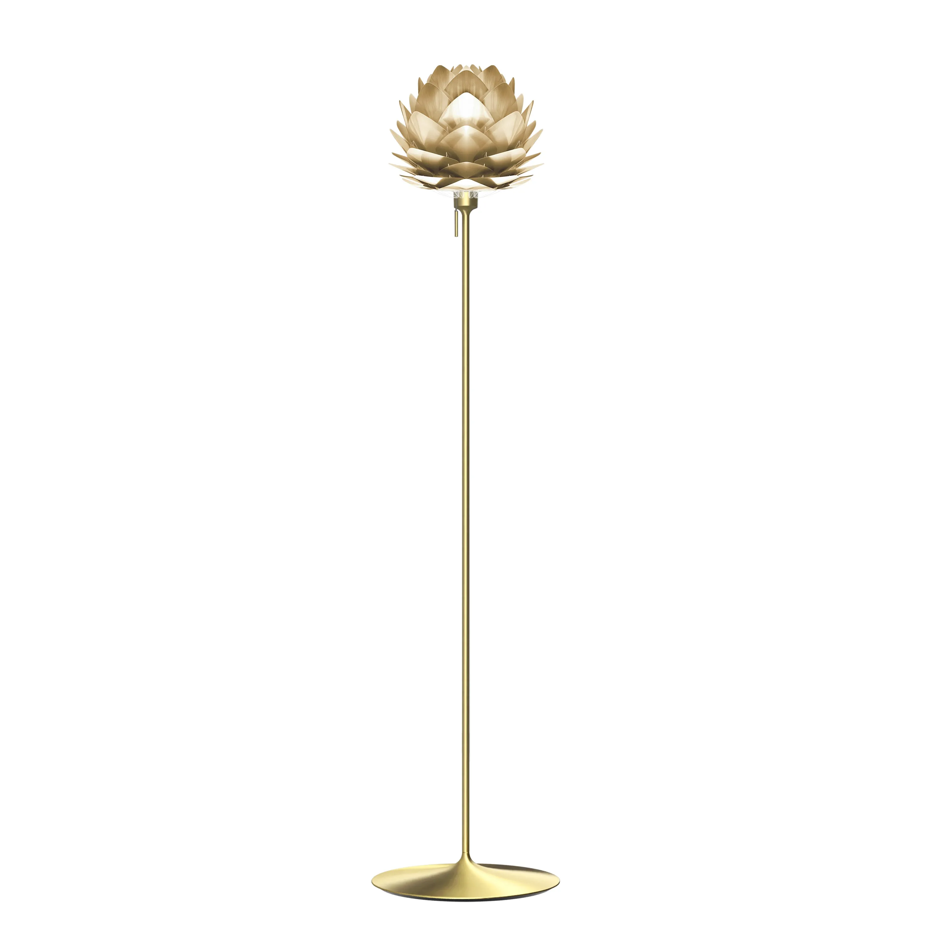Silvia Champagne Floor Lamp