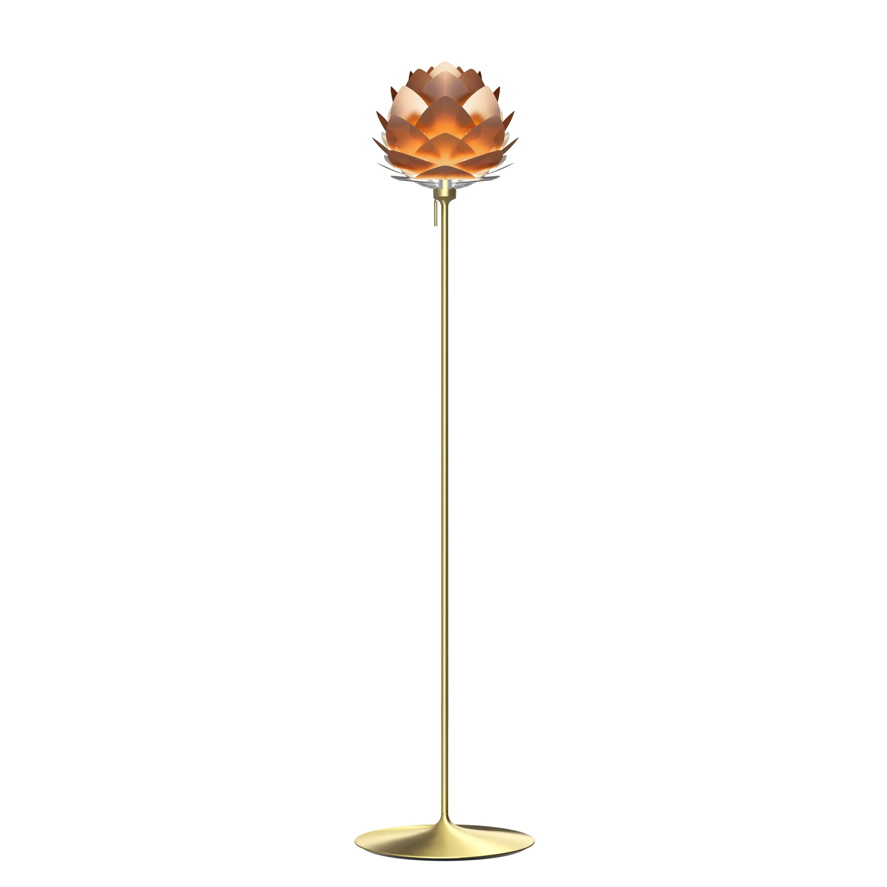 Silvia Champagne Floor Lamp