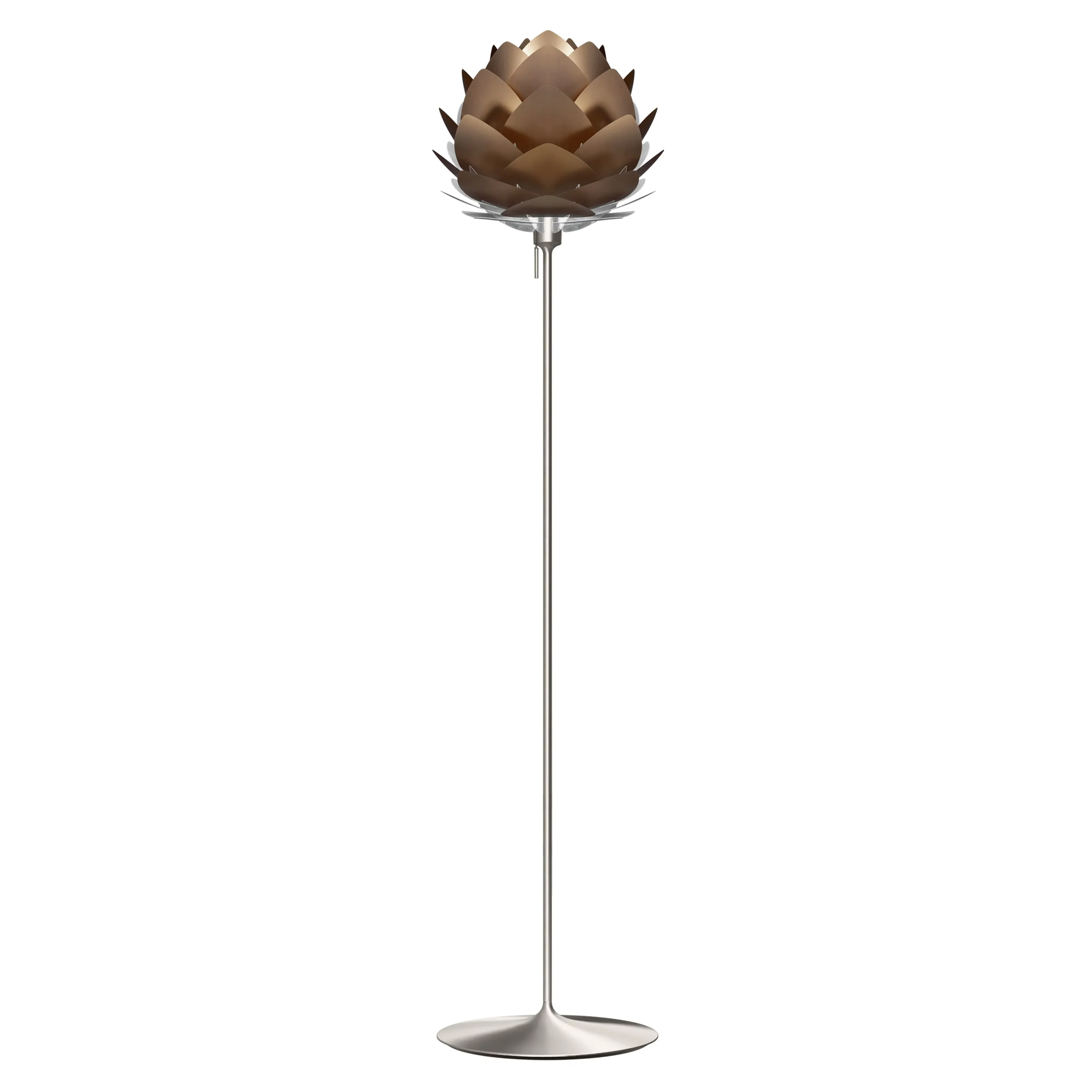 Silvia Champagne Floor Lamp