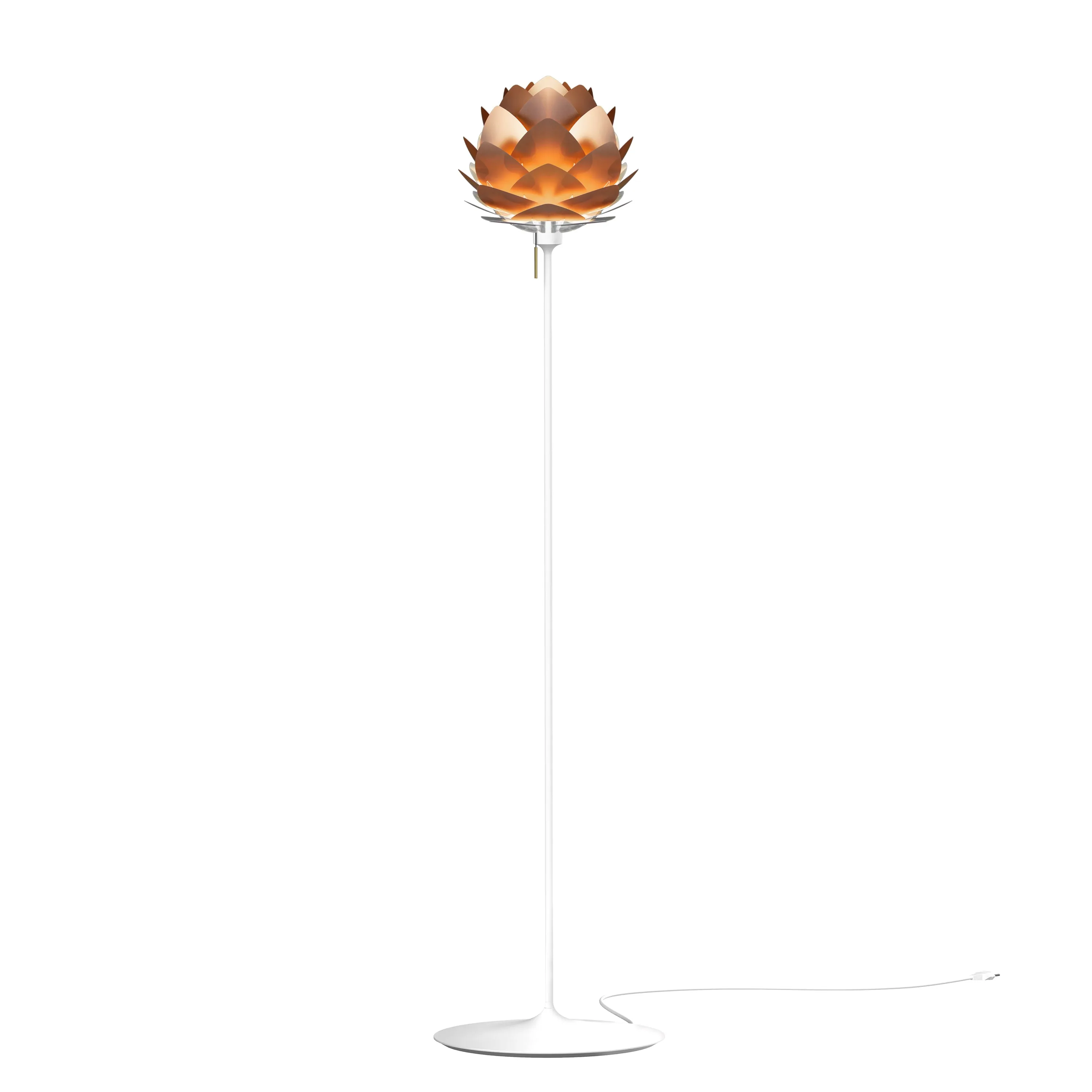Silvia Champagne Floor Lamp
