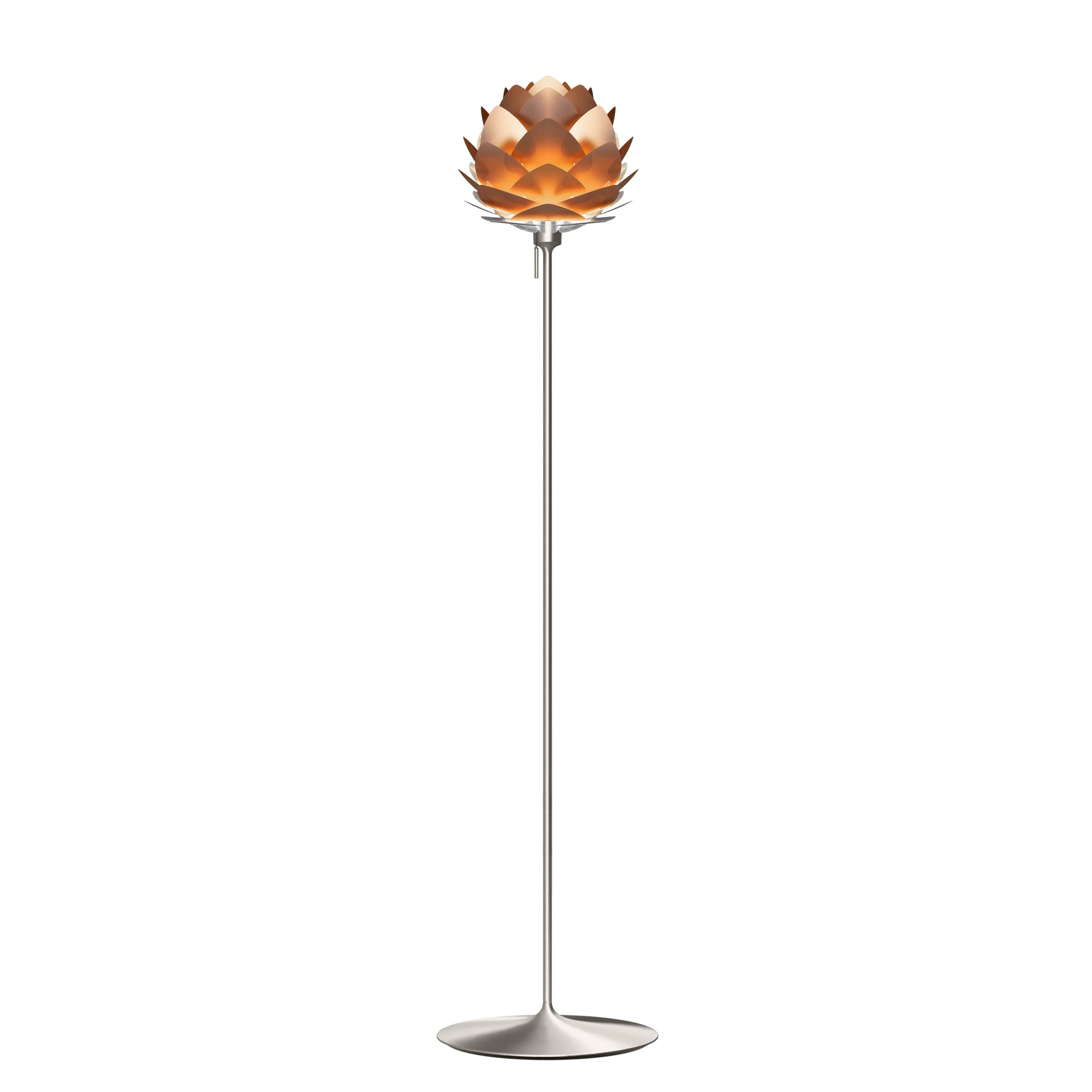 Silvia Champagne Floor Lamp
