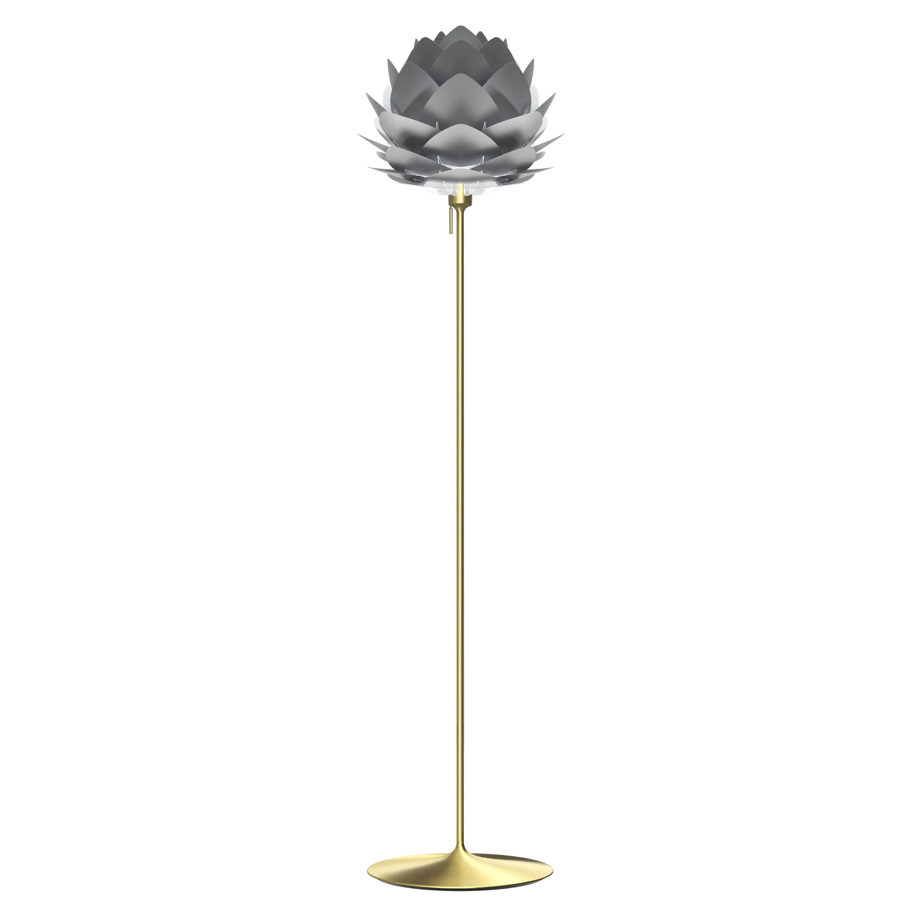 Silvia Champagne Floor Lamp
