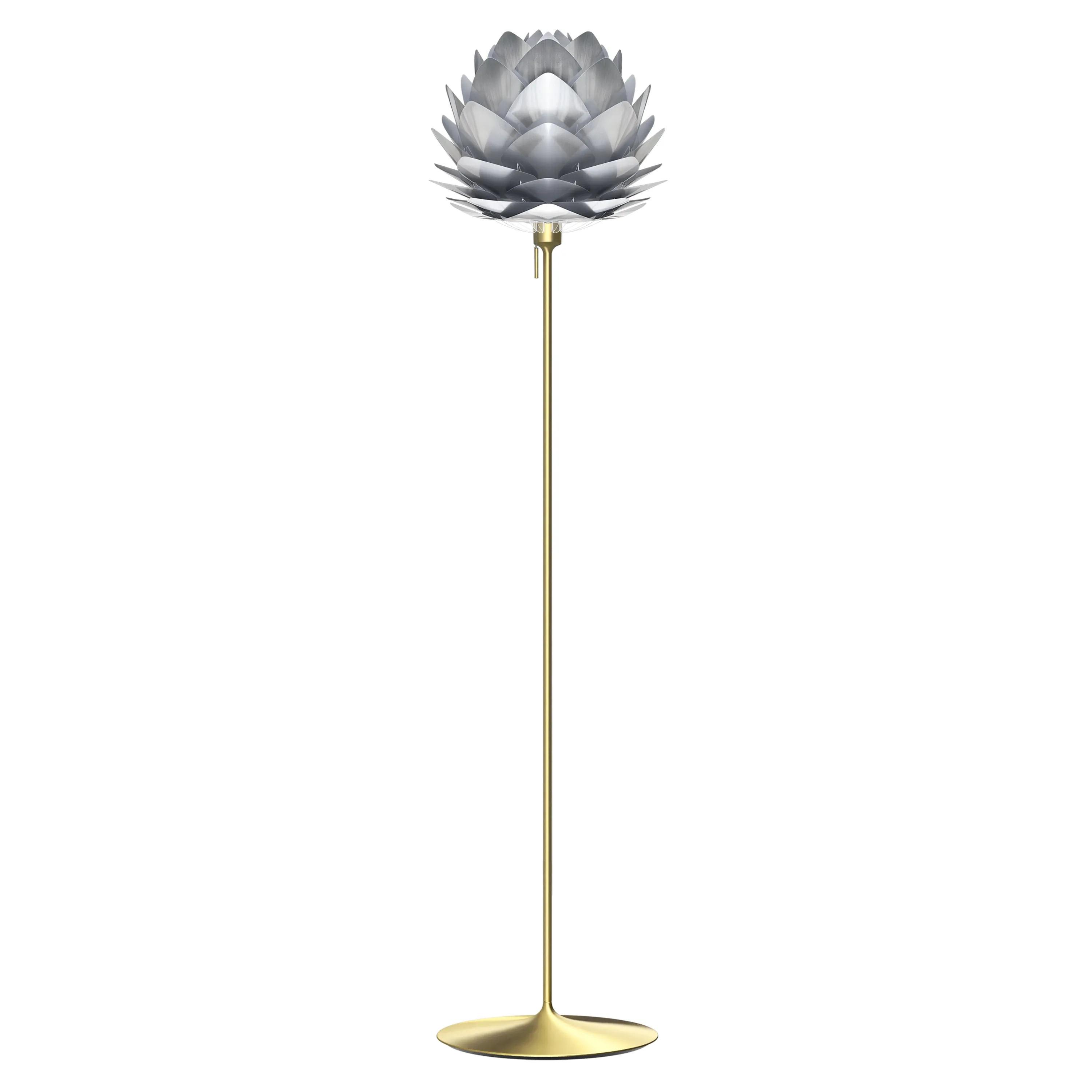 Silvia Champagne Floor Lamp