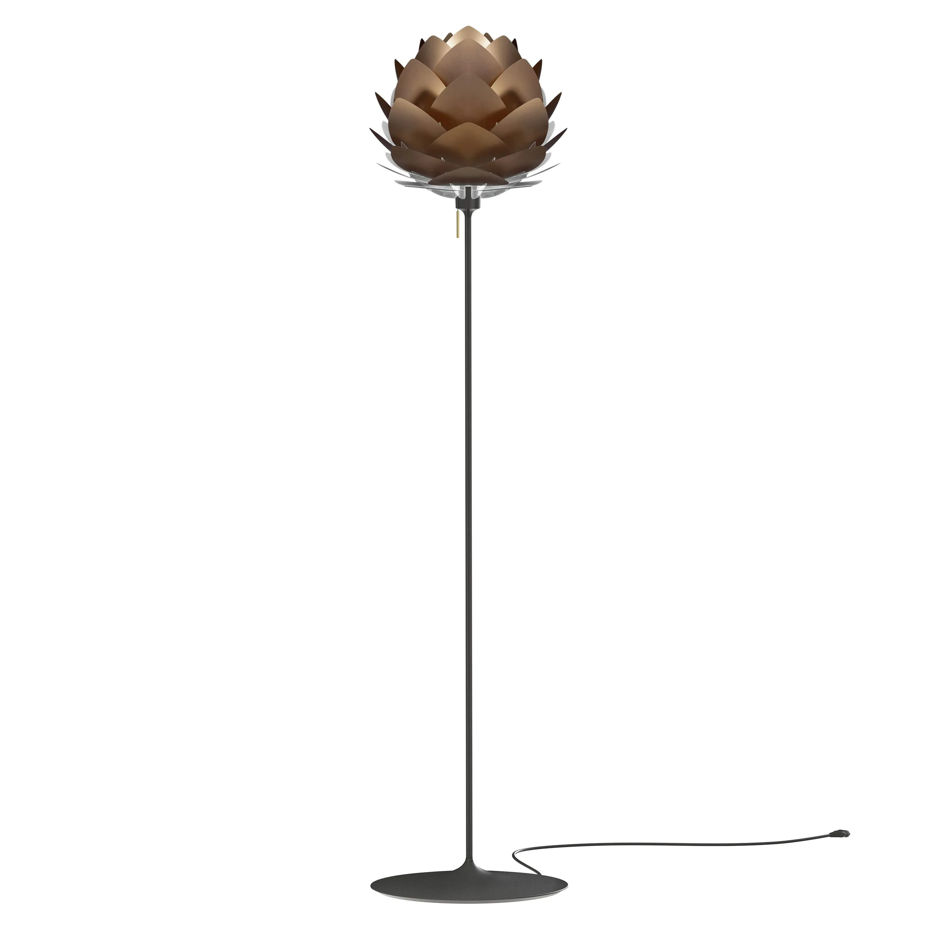 Silvia Champagne Floor Lamp