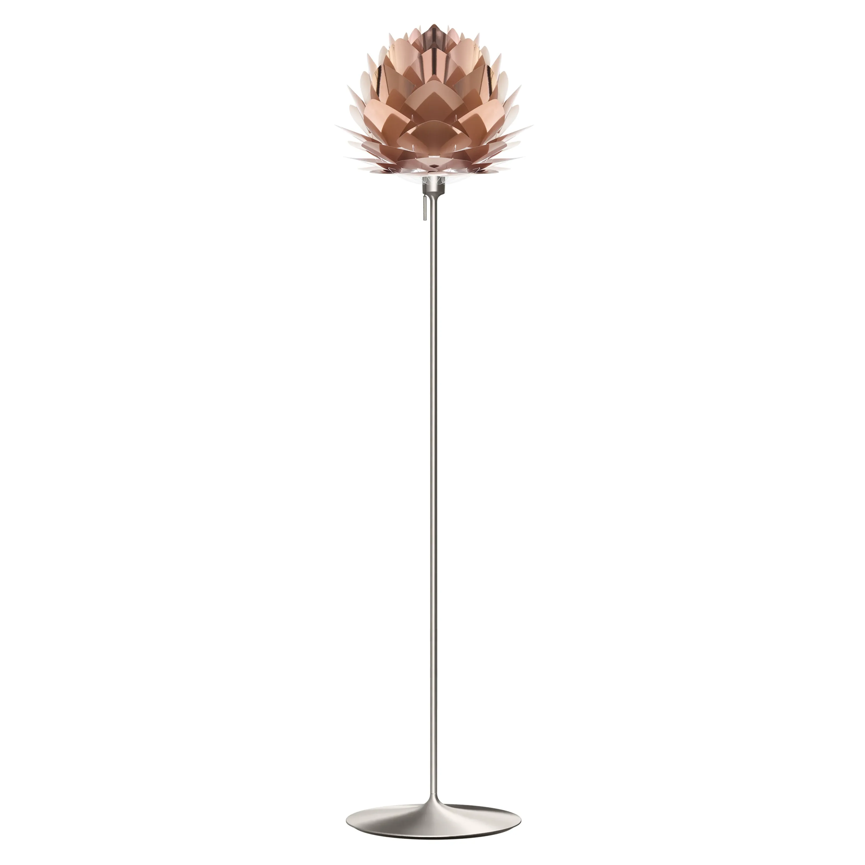Silvia Champagne Floor Lamp
