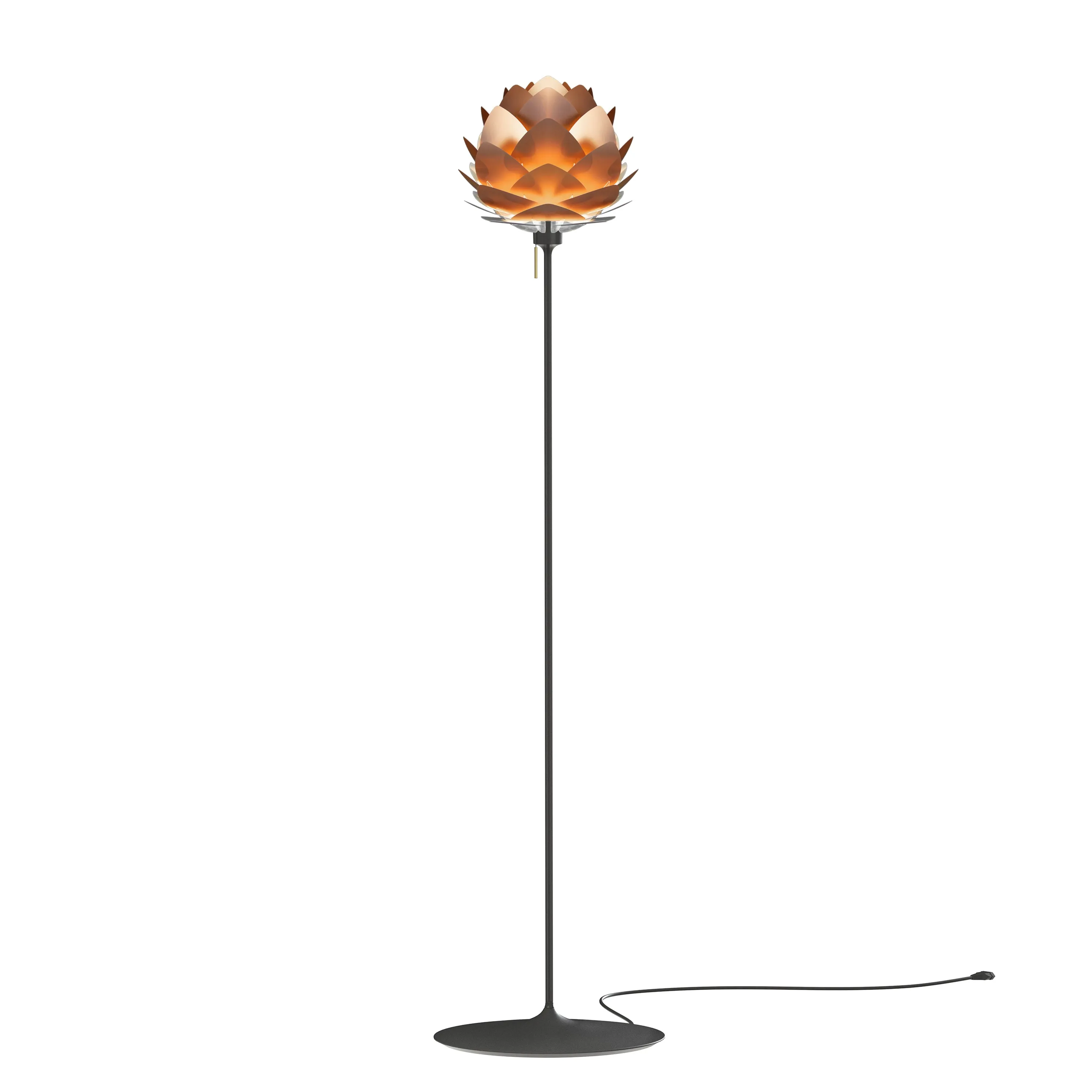 Silvia Champagne Floor Lamp
