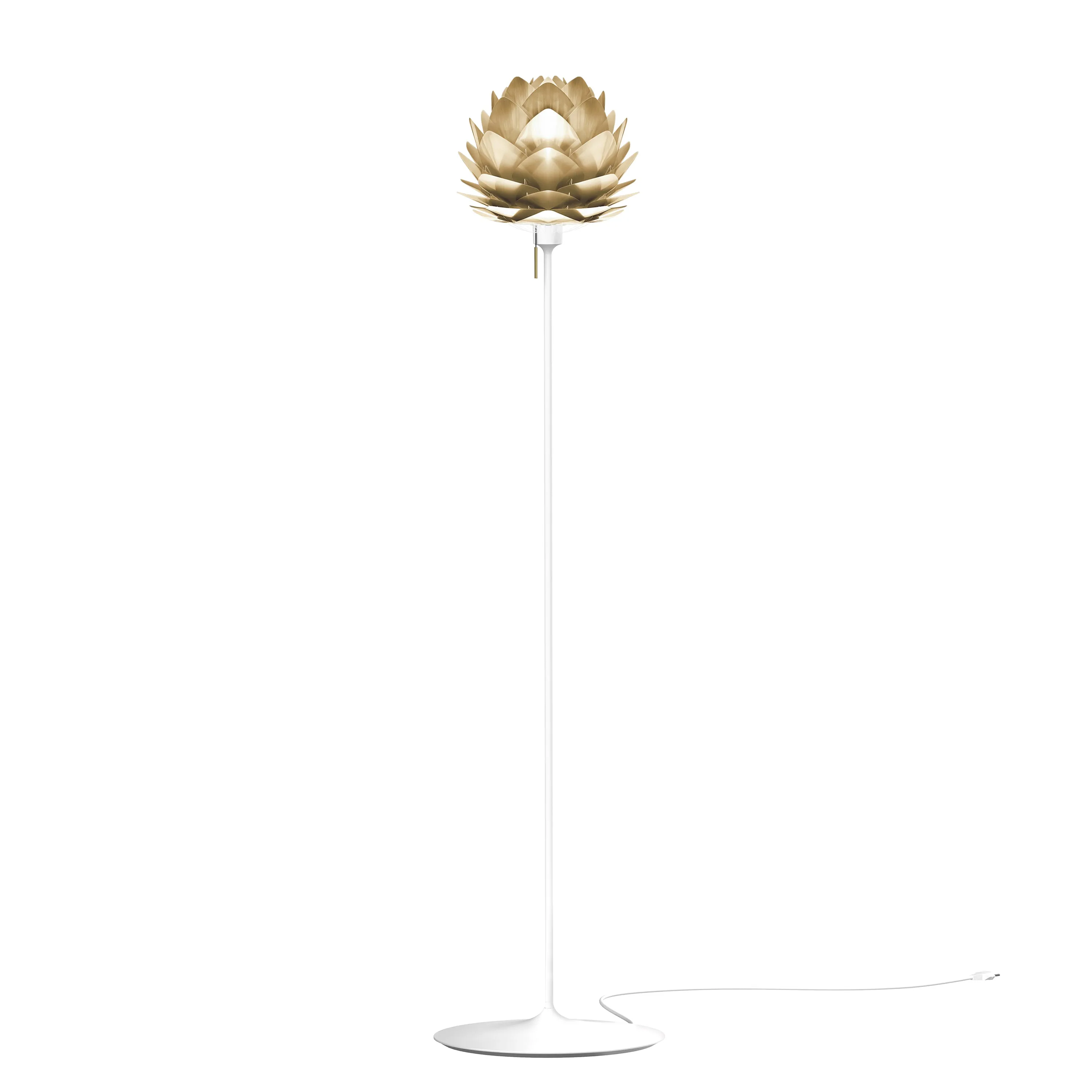 Silvia Champagne Floor Lamp