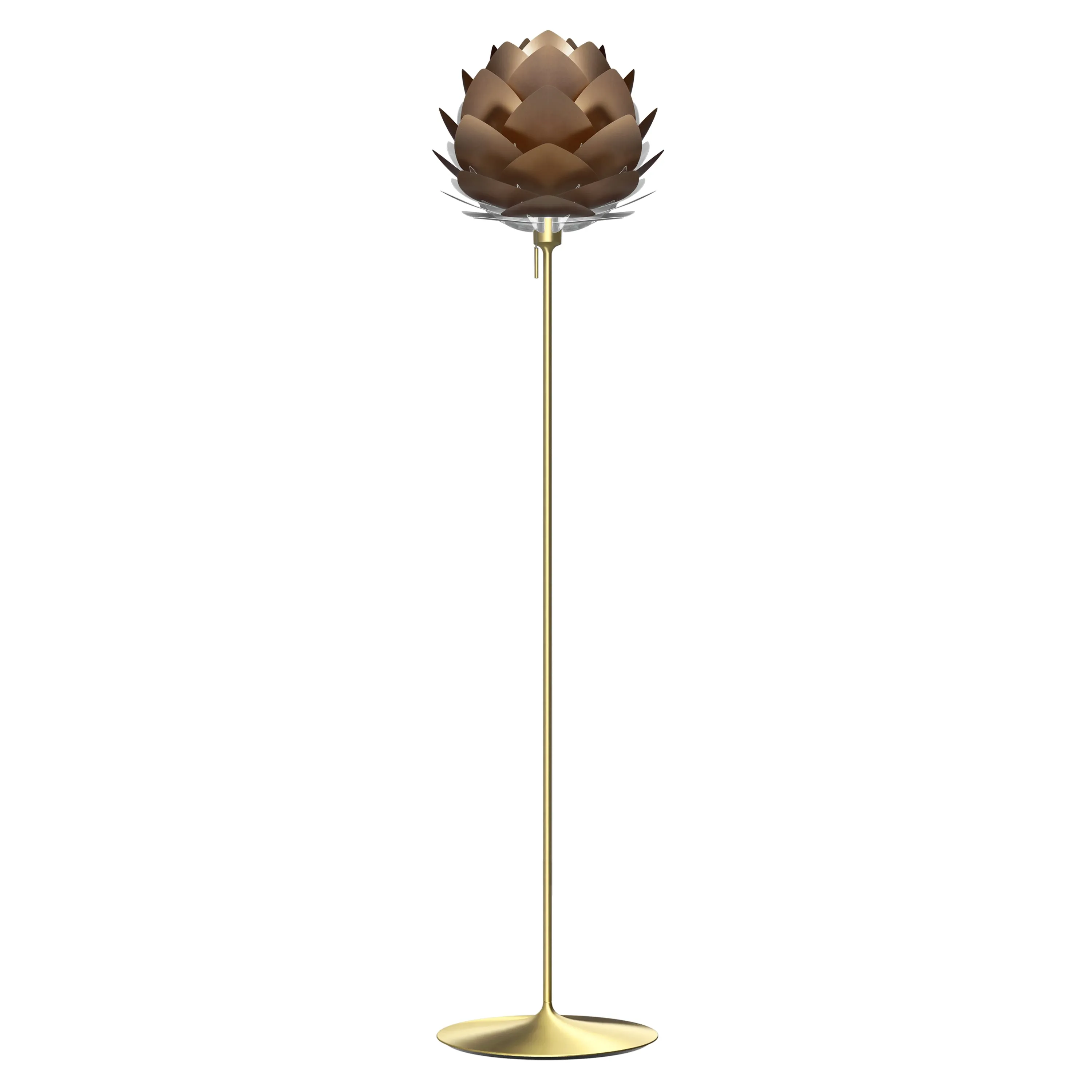 Silvia Champagne Floor Lamp