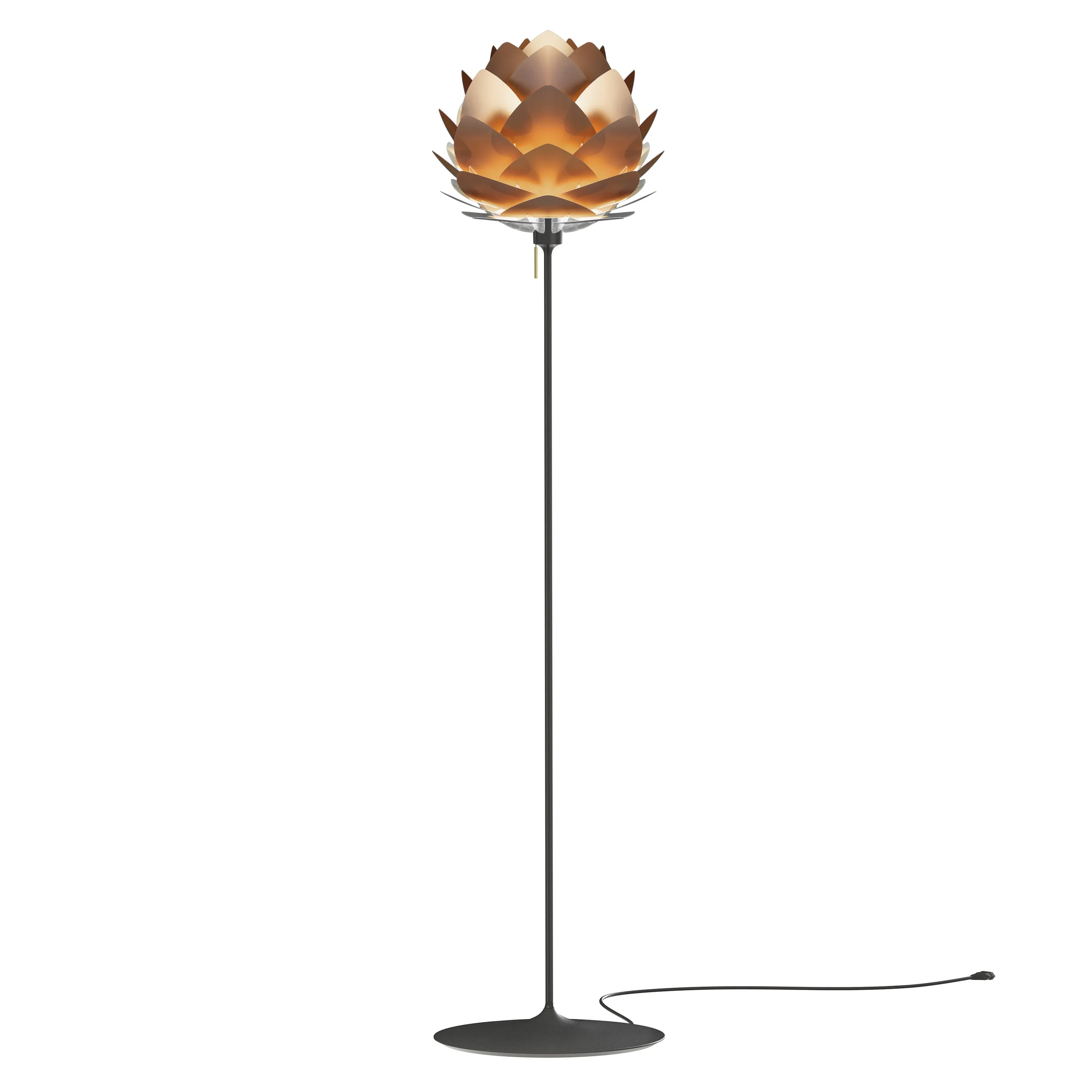 Silvia Champagne Floor Lamp