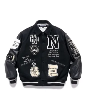 Stadium Jacket Black/White