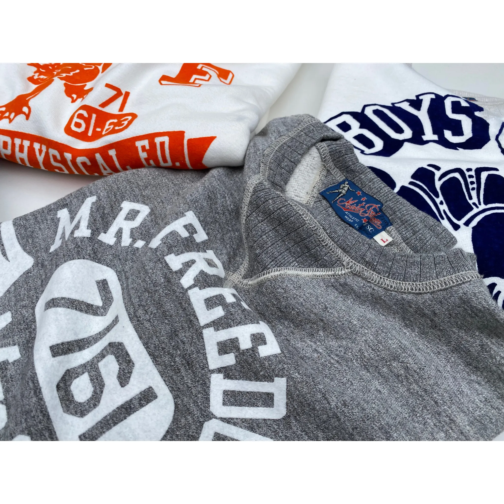 The Medalist Sweatshirt - White "Boys Club" Flock Print