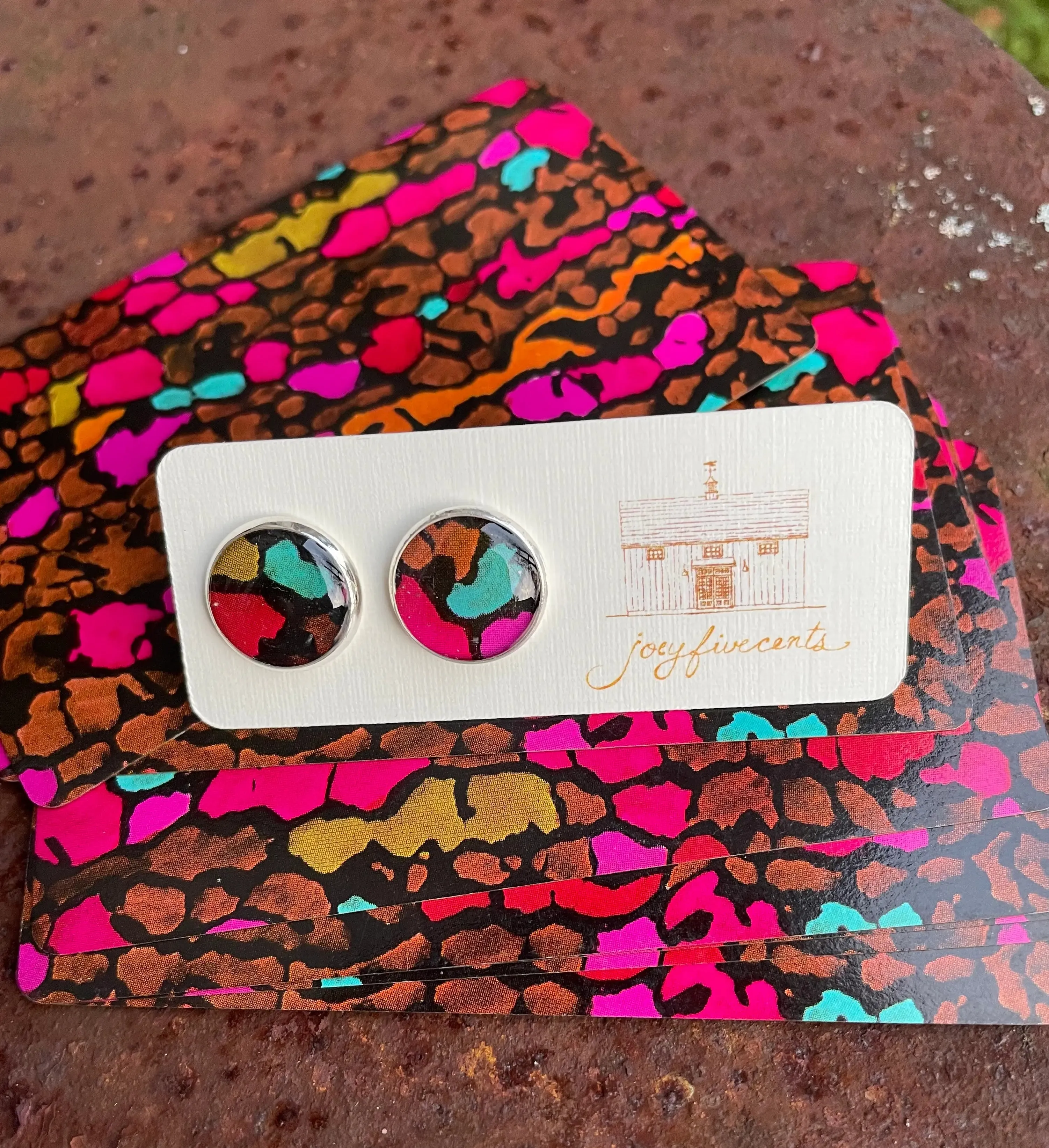 Warm Abstract Studs